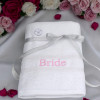 Bridal Towel Wedding Bride Bath Gift