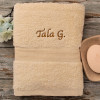 Personalised Towel Cream Hand Towel