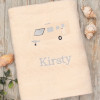 Embroidered Caravan Towels (Colour Choice) Personalised Bath Towel