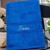 Personalised Bath Towel Royal Blue Towel