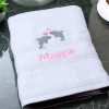 Personalised Towel Dolphins Embroidered Towel