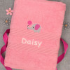 Childrens Elephant Towel Personalised Girls Towel