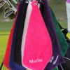 Personalised Golf Towel Dark Pink Golfing Towel