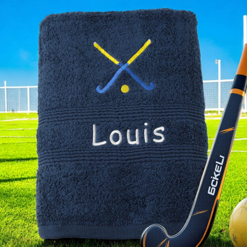 Field Hockey Bath Towel Personalised Hockey Sports Towel