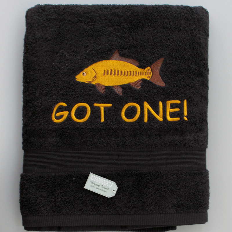 Fishing Towel Fishermans Personalised Carp Towel Gift