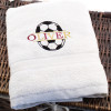 Childs Football Towel Personalised Club Colour Towel
