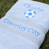 Coventry City Football Towel Sky Blues Towel