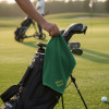 Personalised Golf Towel Green Monogrammed Golfers Towel