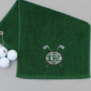 Embroidered Monogram Golf Towel Personalised Golfers Towel