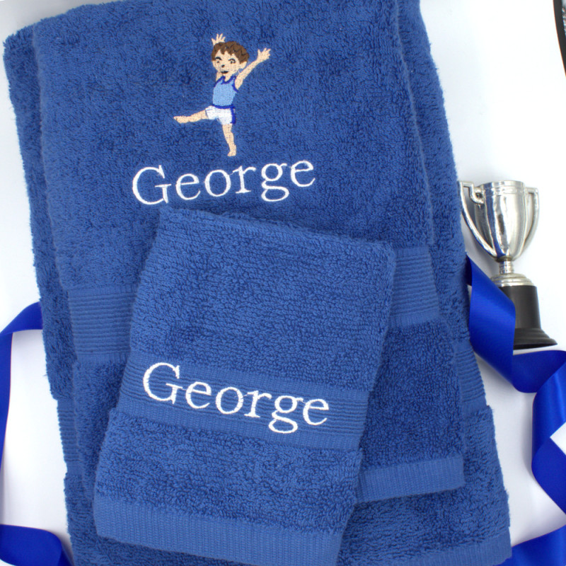 Gymnast Towel Set Personalised 3pc Towels Gymnastics