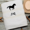 Horse Silhouette Towel Personalised Hand Towel