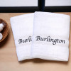AirBnB Hotel Towel Set Pair of White Bath Towels