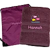 kids swim towel fish gift