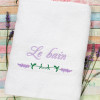 Personalised Towel Lavender Flowers Towel