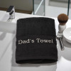 Personalised Towel Black Hand Towel