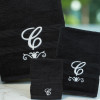 Monogram Bath Towels Flourish Initial Towel Bale