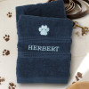 Pet Hand Towel Personalised Dog Paw Print Towel