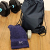 Gym Towel and Bag Personalised Navy Gift Set