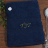 Personalised Bath Towel XL Navy Sheet