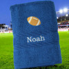 Rugby Football Towel Personalised Rugby Embroidered Bath Size