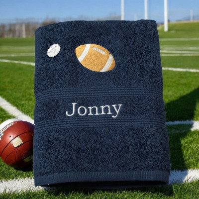 Rugby Team Towel Personalised Fan Embroidered Towels