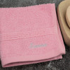Personalised Flannel Small Script Embroidered Face Cloth