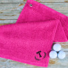 Monogram Golf Towel Initial Golf Towel Choice of Colours
