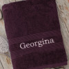 Personalised Bath Sheet Purple XL Towel