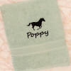 Horse Personalised Towel Egyptian Cotton Bath Towels