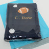 Rugby Football Towel Personalised Rugby Embroidered Bath Size