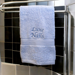 Embroidered Salon Spa Towel Personalised Business Name