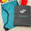 Swim Towel and Bag Set Personalised Whale Towel