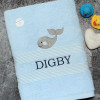 Childrens Personalised Towel Whale Towel Swim or Bath
