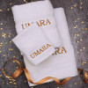 Personalised White Towel Bale Bath Hand and Face Cloth