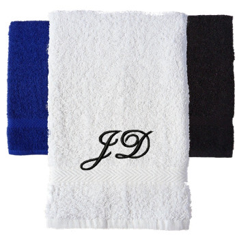 Sports Towel Personalised Gym Towel White