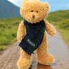 Teddy Bear Gift Wearing A Personalised Scarf