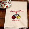 Ladybirds Tea Towel Personalised Kitchen Towel