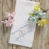 Wedding Bells Handkerchief Personalised Mens Hanky
