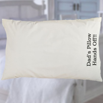 Personalised Pillowcase Any Message White Pillowcase