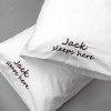 Personalised Pillowcase Any Message White Pillowcase
