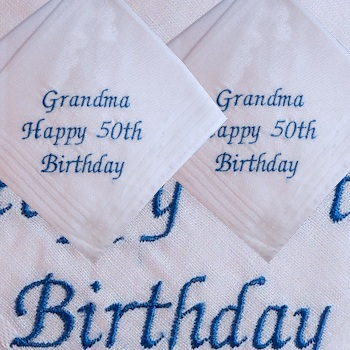 embroidered hankies