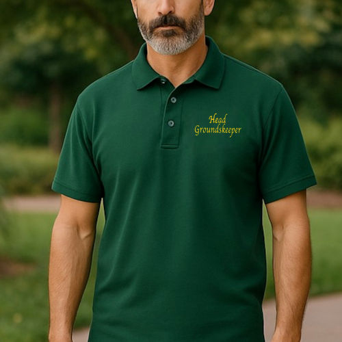 Embroidered Polo Shirt Personalised Shirt Dads Gift