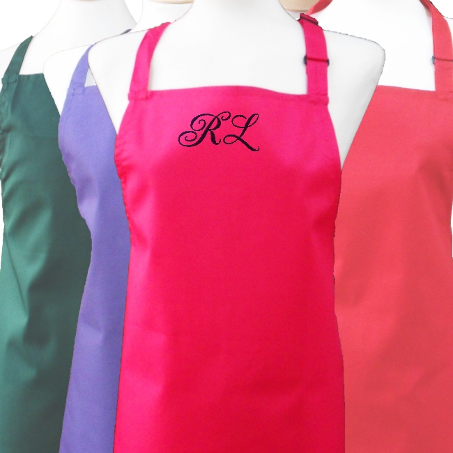 Personalised Apron Hot Pink Chefs Apron