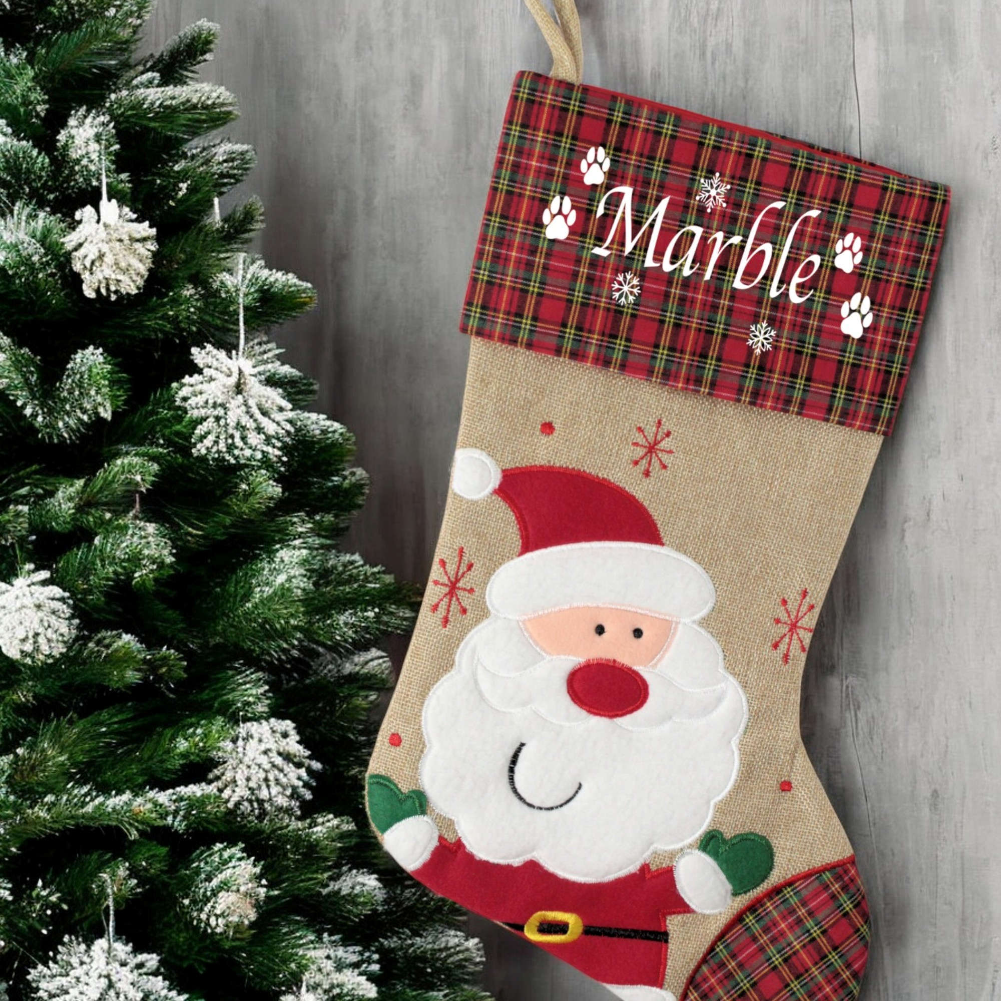 Dog or Cat Christmas Stocking Personalised Pet Stockings