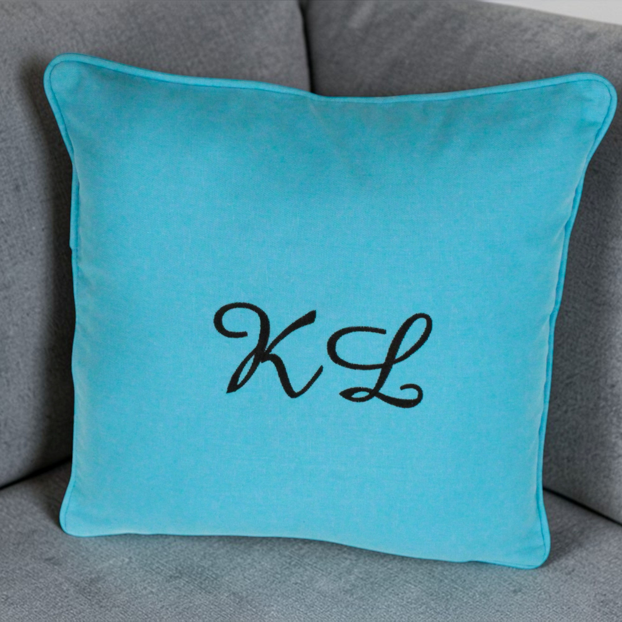 Personalised Cushions Tiffany Blue Throw Pillow