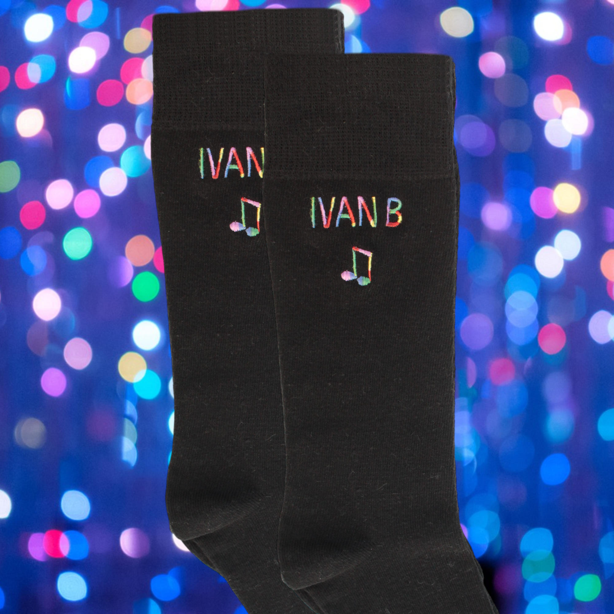 Music Gift Socks Mens or Womens Named Socks