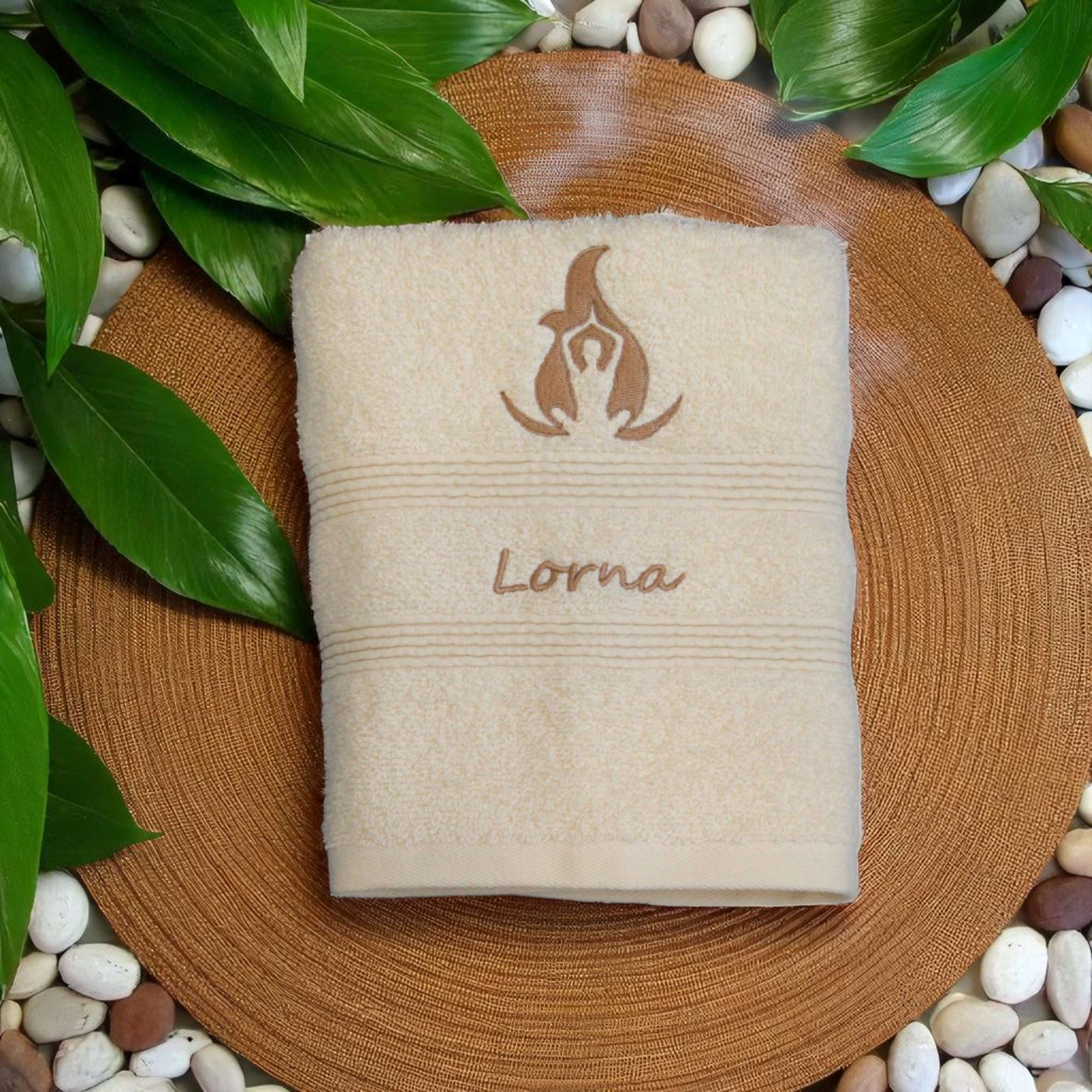 Personalised Yoga Towel Hot Yoga Pilates Fitness Towel
