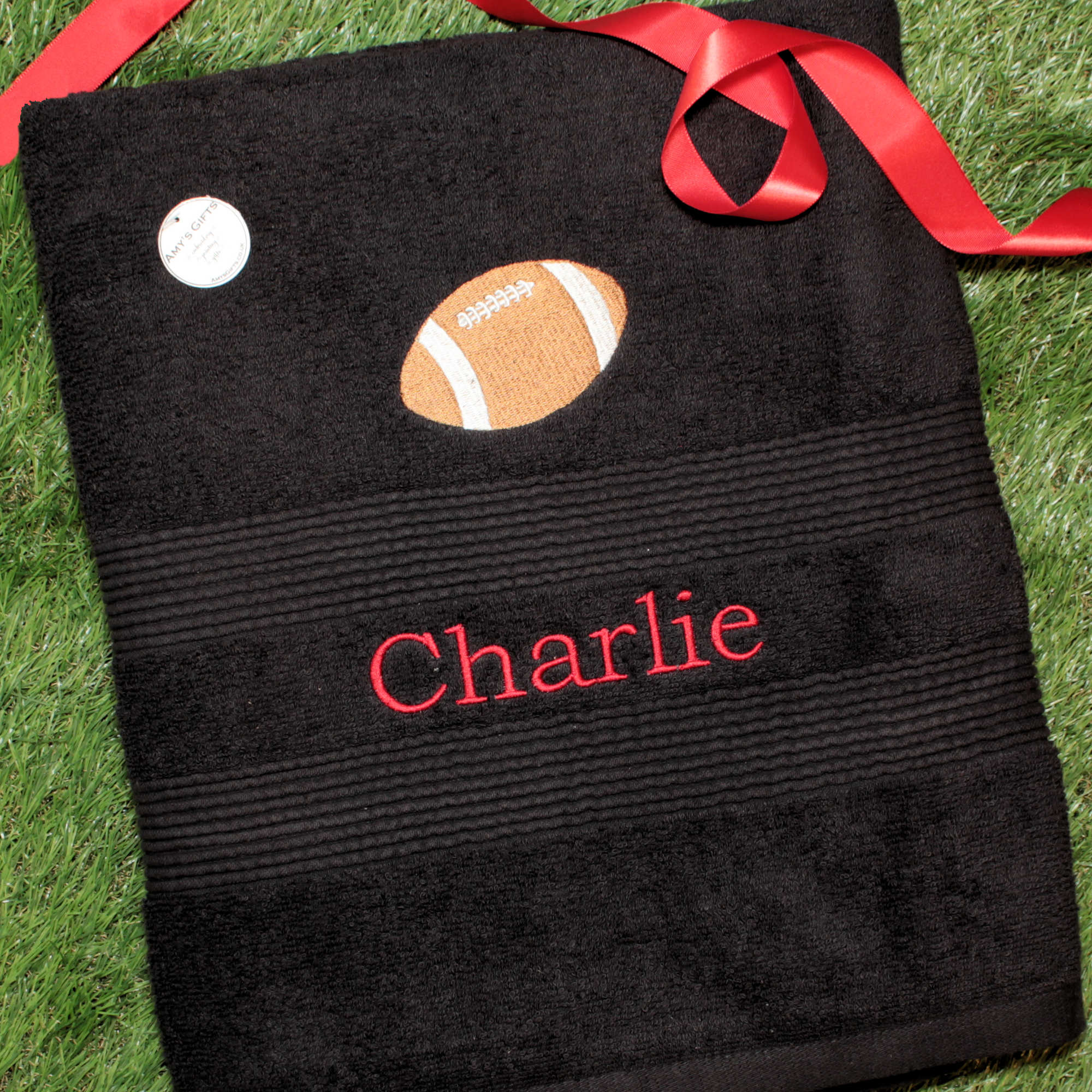 Rugby Towel Personalised XL Sheet Size Towels