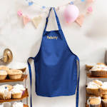 Childrens Apron Personalised Royal Blue Kids Aprons