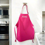 Childrens Apron Personalised Hot Pink Kids Apron